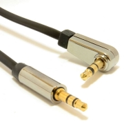 cablexpert ccap 444l 1m right angle 35mm stereo audio cable 1m photo