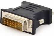 cablexpert a dvi vga bk adapter dvi a male to vga 15 pin hd 3 rows female black photo