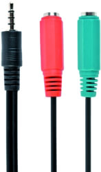 cablexpert cca 417 35mm audio microphone adapter cable 02m photo