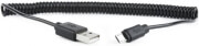cablexpert cc musb2c ambm 6 coiled micro usb cable 18m black photo