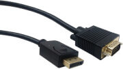 cablexpert ccp dpm vgam 6 displayport to vga adapter cable black 18m photo