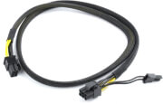 cablexpert cc psu 86 pci express 6 pin male to 6 2 pin male power cable 08m mesh jacket photo