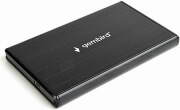 gembird ee2 u3s 3 25 usb 30 enclosure brushed aluminum black photo gembird ee2 u3s 3 25 usb 30 enclosure brushed aluminum black photo