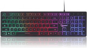 pliktrologio gembird kb uml 01 rainbow backlight multimedia us layout black photo