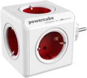 allocacoc powercube original extended 5ac type f red photo