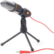 gembird mic d 03 desktop microphone with tripod black photo