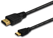 savio cl 09 cable hdmi minihdmi 15m black gold terminals v14 high speed ethernet 3d photo