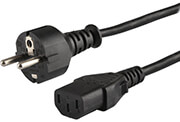 savio cl 138 18 m schuko male power cable iec c13 photo