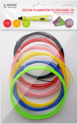 savio drp 041 set of filaments for 3d printers 6x3m full color photo