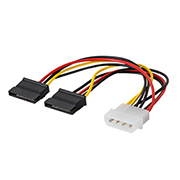 savio ak 13 molex power cable 2 x sata 018m photo