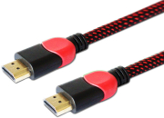 savio gcl 01 hdmi cable v20 gaming pc 18 m red photo
