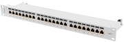 lanberg patch panel 24 port 1u cat7 ftp grey photo