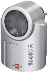brennenstuhl surge protector 13500a primera line silver 1506950