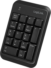 logilink id0201 wireless keypad 17 keys bluetooth v51 black photo