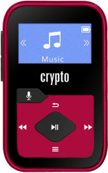 crypto mp330 plus mp3 player 32gb red photo