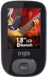 crypto mp1800bt plus mp4 player 16gb black photo