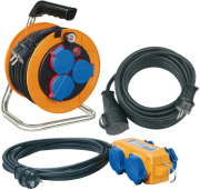 brennenstuhl power pack cable reel 10m extension cable 10m power distributor 5m ip44 1070150 photo