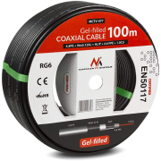 maclean mctv 477 antenna coaxial gel filled cable rg6 cu 100m photo