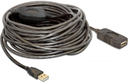 delock 82689 usb extension cable am af 15m black photo