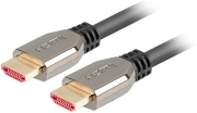 lanberg hdmi m m v21 8k 60hz cable 05m black photo