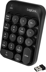 logilink id0173 wireless numeric keypad black photo