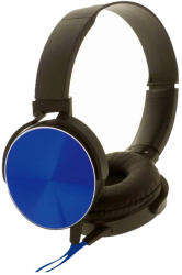 rebeltec wired headphones magico blue photo