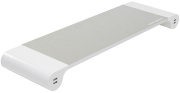 terratec 219730 aluminum monitor stand with 4 usb charging ports photo