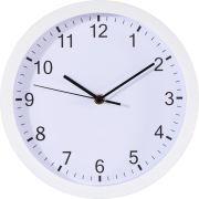 hama 186341 wall clock pure 25 cm quiet white photo