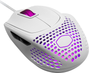 coolermaster mm720 16000dpi 2 zone rgb gaming light mouse matte white photo