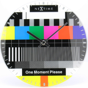 nextime 5162 little testpage wall clock 20cm multi color 5162 photo
