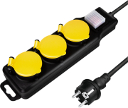logilink lps253 power strip 3 way with switch 3x cee 7 3 outdoor photo