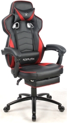 azimuth gaming chair k 8702ft black red photo