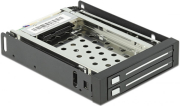 delock 47189 35 mobile rack for 2 x 25 sata hdd ssd photo