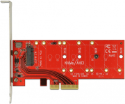 delock 89577 pci express x4 card 1 x internal nvme m2 key m 110 mm with heat sink photo