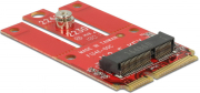 delock 63909 adapter mini pcie m2 key e slot photo