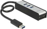 delock 62535 usb 30 external hub 3 port 1 slot sd card reader photo