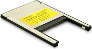 delock 91052 pcmcia card reader 2 in 1 compact flash i ii ibm microdrive typ ii pc card photo