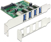 delock 89360 pci express card 4 x external usb 30 photo delock 89360 pci express card 4 x external usb 30 photo