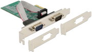 delock 89555 pci express card to 2 x serial rs 232 photo delock 89555 pci express card to 2 x serial rs 232 photo