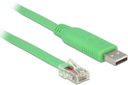 delock 62960 adapter usb 20 type a male 1 x serial rs 232 rj45 male 18 m photo