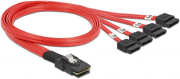 delock 83057 cable mini sas sff 8087 4 x sata 7 pin 05 m photo