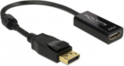 delock 62609 adapter displayport 12 male hdmi female 4k passive black photo