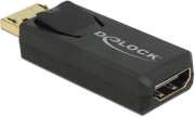 delock 65573 adapter displayport 12 male hdmi female 4k active black photo