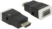 delock 65586 adapter hdmi a male vga female with audio photo