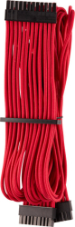 corsair diy cable premium individually sleeved atx 24 pin type4 gen4 red photo