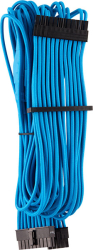 corsair diy cable premium individually sleeved atx 24 pin type4 gen4 blue photo