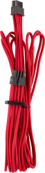 corsair diy cable premium individually sleeved eps12v cpu cable type4 gen4 red photo