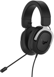 asus tuf gaming h3 over ear gaming headset gun metal photo