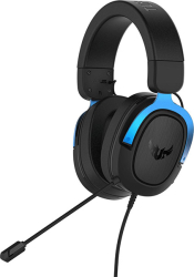 asus tuf gaming h3 over ear gaming headset blue photo