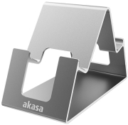 akasa aries pico aluminum phone tablet stand grey photo